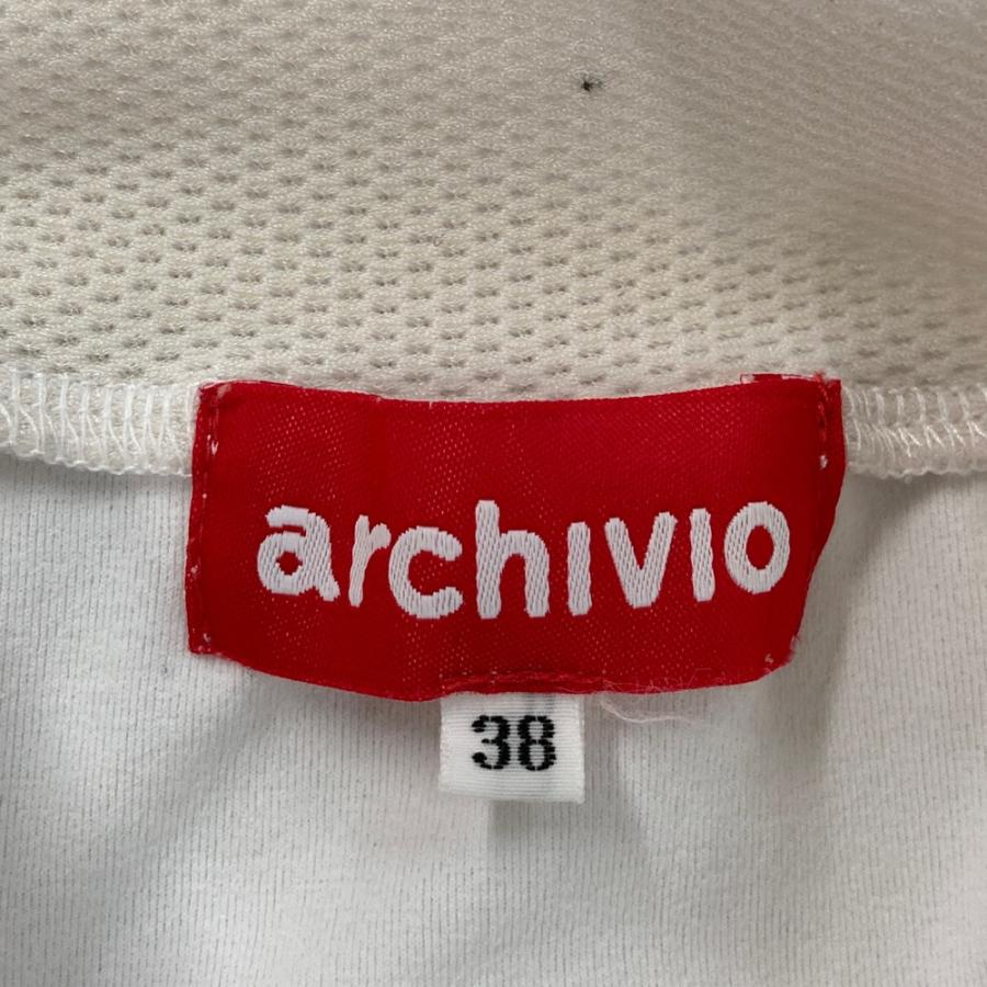 ARCHIVIO アルチビオ ハイネック 長袖Tシャツ ホワイト系 38 ゴルフ