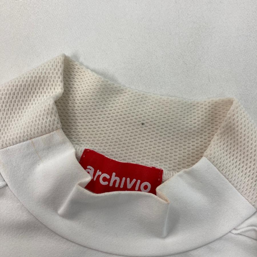 ARCHIVIO アルチビオ ハイネック 長袖Tシャツ ホワイト系 38 ゴルフ