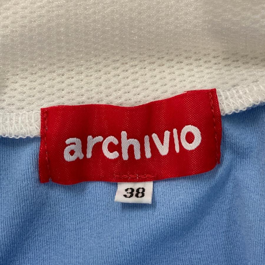 ARCHIVIO アルチビオ ハイネック 長袖Tシャツ ブルー系 38 ゴルフ