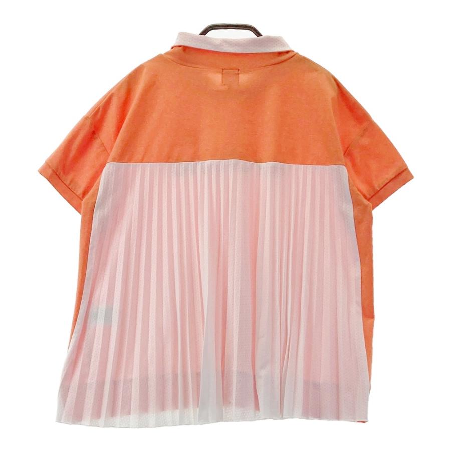 アルチビオarchivio 半袖　シャツ　オレンジ ARCHIVIO アルチビオ 襟付 半袖Tシャツ オレンジ系 38 ゴルフウェア