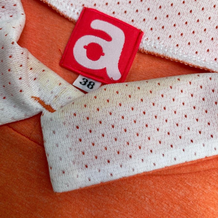 ARCHIVIO アルチビオ 襟付 半袖Tシャツ オレンジ系 38 ゴルフウェア