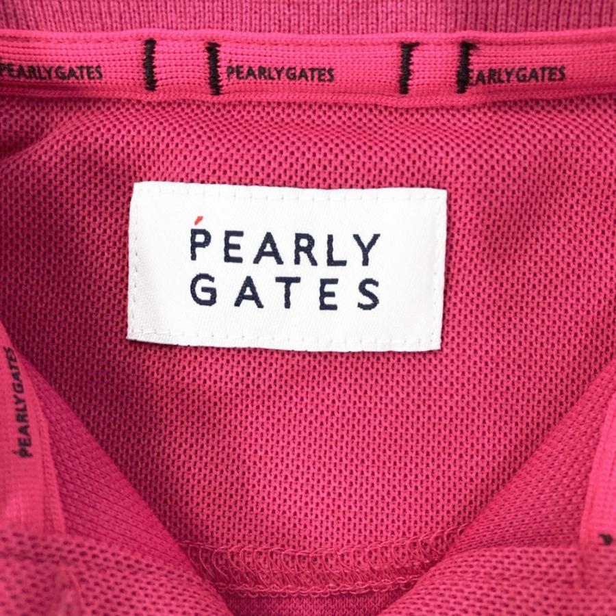 PEARLY GATES（パーリーゲイツ） 半袖ポロシャツ ピンク系 0 ゴルフ