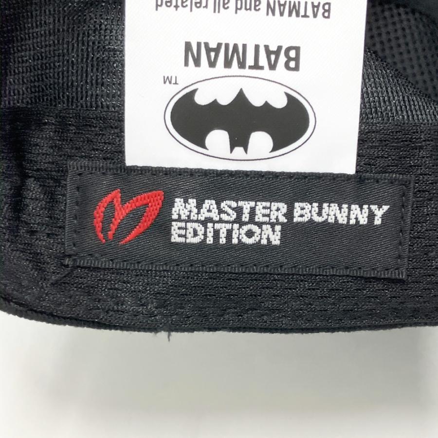 サイズ：4 MASTER BUNNY EDITION マスターバニーエディション BATMAN バットマン 裏起毛 スウェットパーカー  ブラック系 [240101423585] ゴルフウェア メンズ ストスト MASTER BUNNY EDITION（マスターバニーエディション） 【美品】MASTER