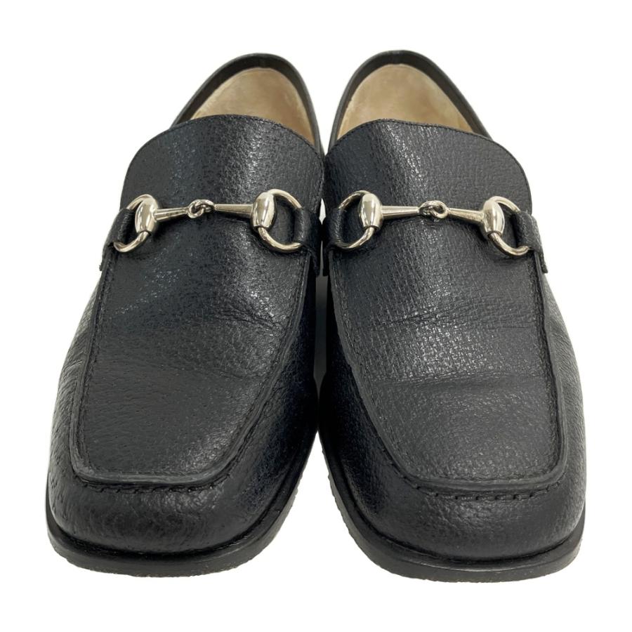 GUCCI グッチ 100 0429 ホースビット ローファー ブラック系 36 1/2 