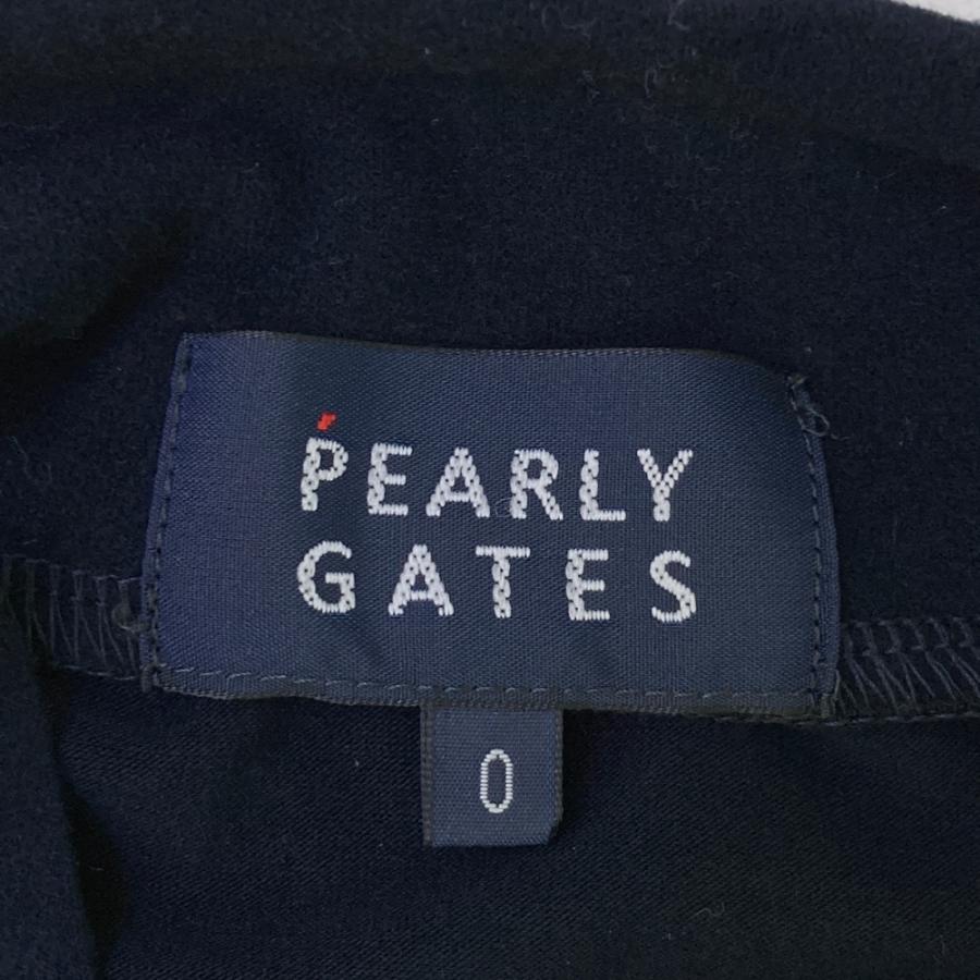 PEARLY GATES パーリーゲイツ ハーフジップ 長袖Tシャツ ネイビー系 0