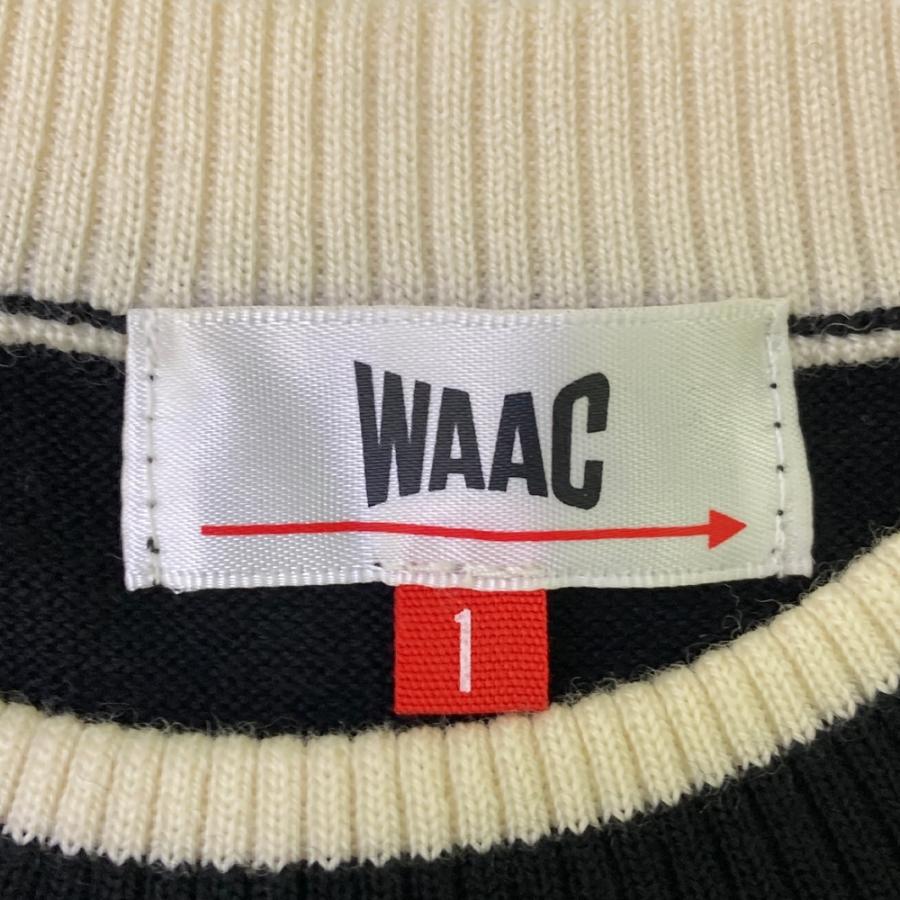 WAAC ワック ウール ニットセーター ブラック系 1 ゴルフウェア