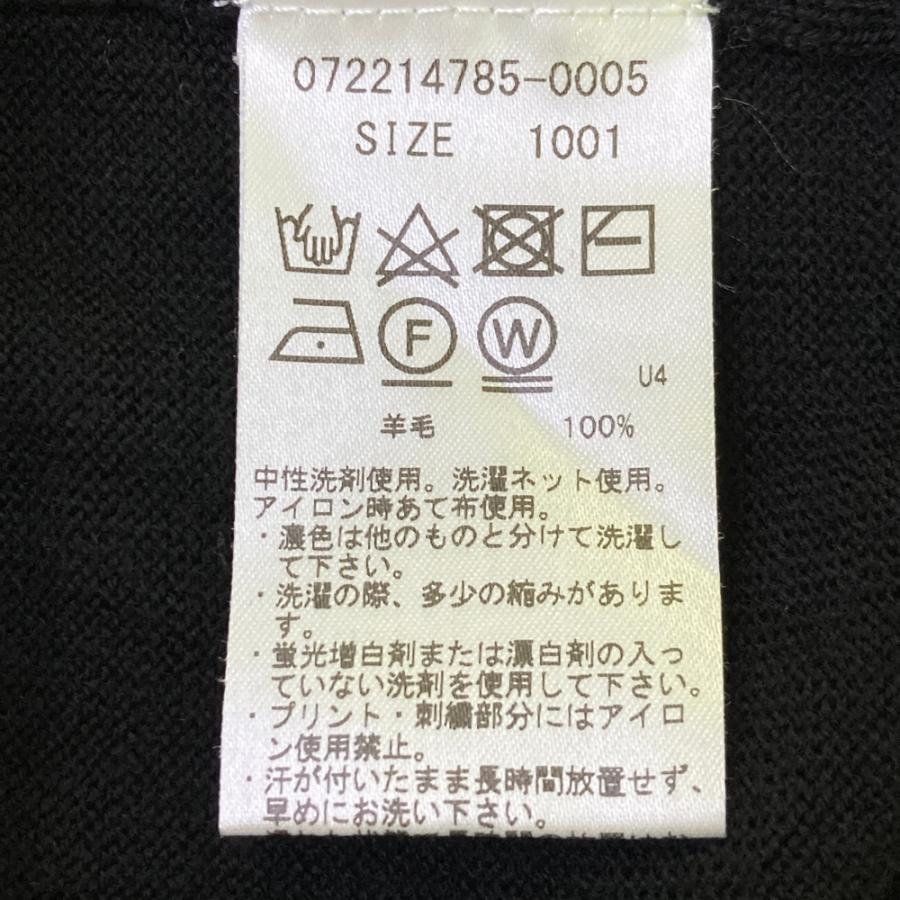 WAAC ワック ウール ニットセーター ブラック系 1 ゴルフウェア