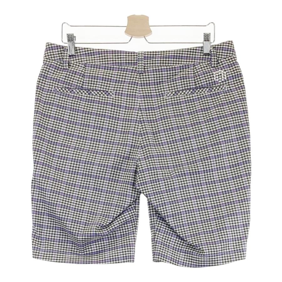 PUMA GOLF プーマゴルフ ハーフパンツ チェック柄 ブラック系 XL 