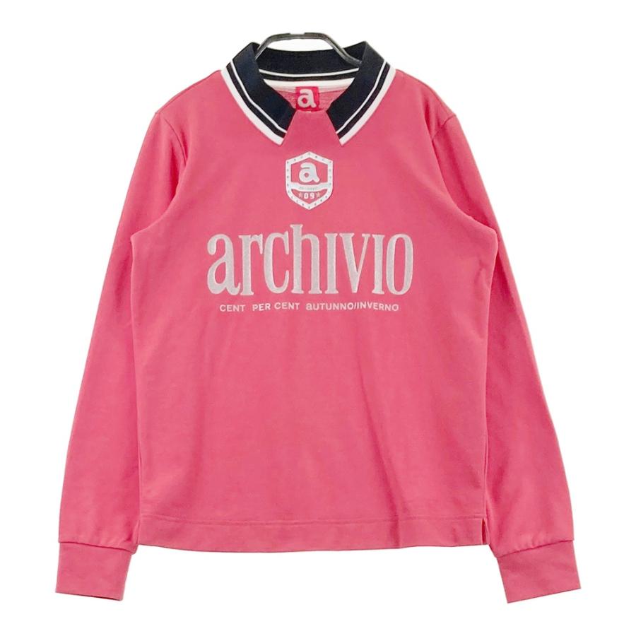 ARCHIVIO アルチビオ 長袖Tシャツ レッド系 36 ゴルフウェア