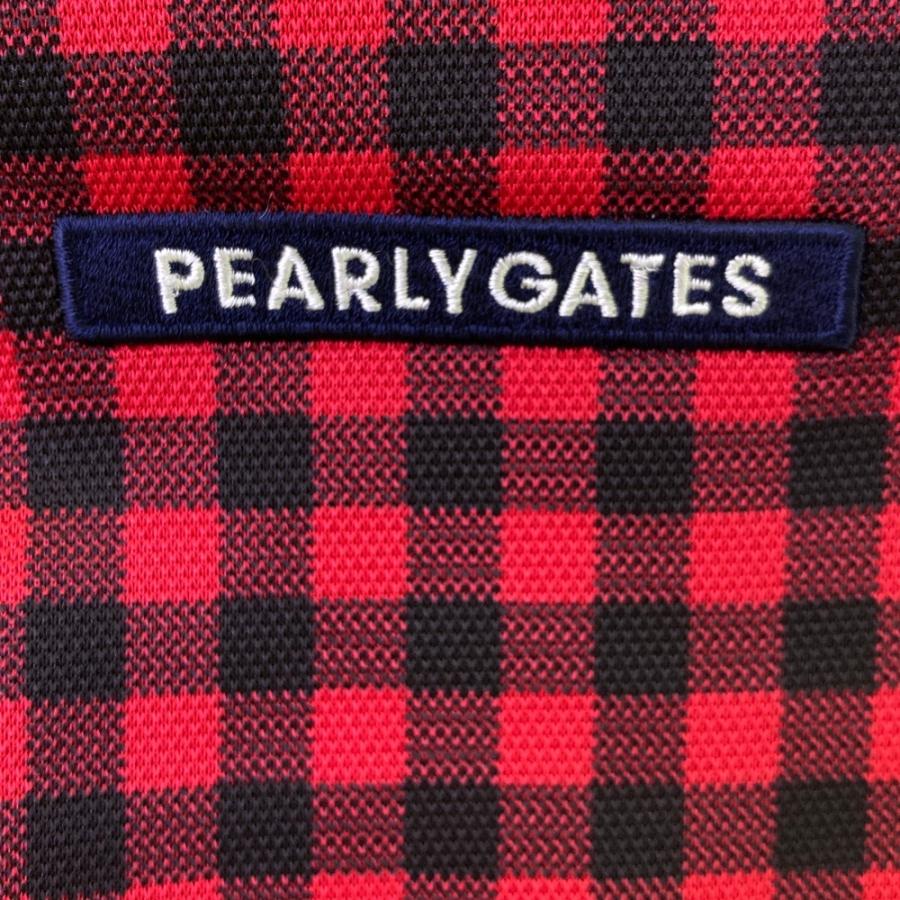 PEARLY GATES（パーリーゲイツ） ハイネック 長袖Tシャツ チェック柄