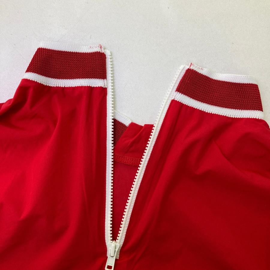 archivio アルチビオ ゴルフ ベスト 赤 オシャレ 38 ARCHIVIO アルチビオ バックジップ ナイロンブルゾン レッド系 38