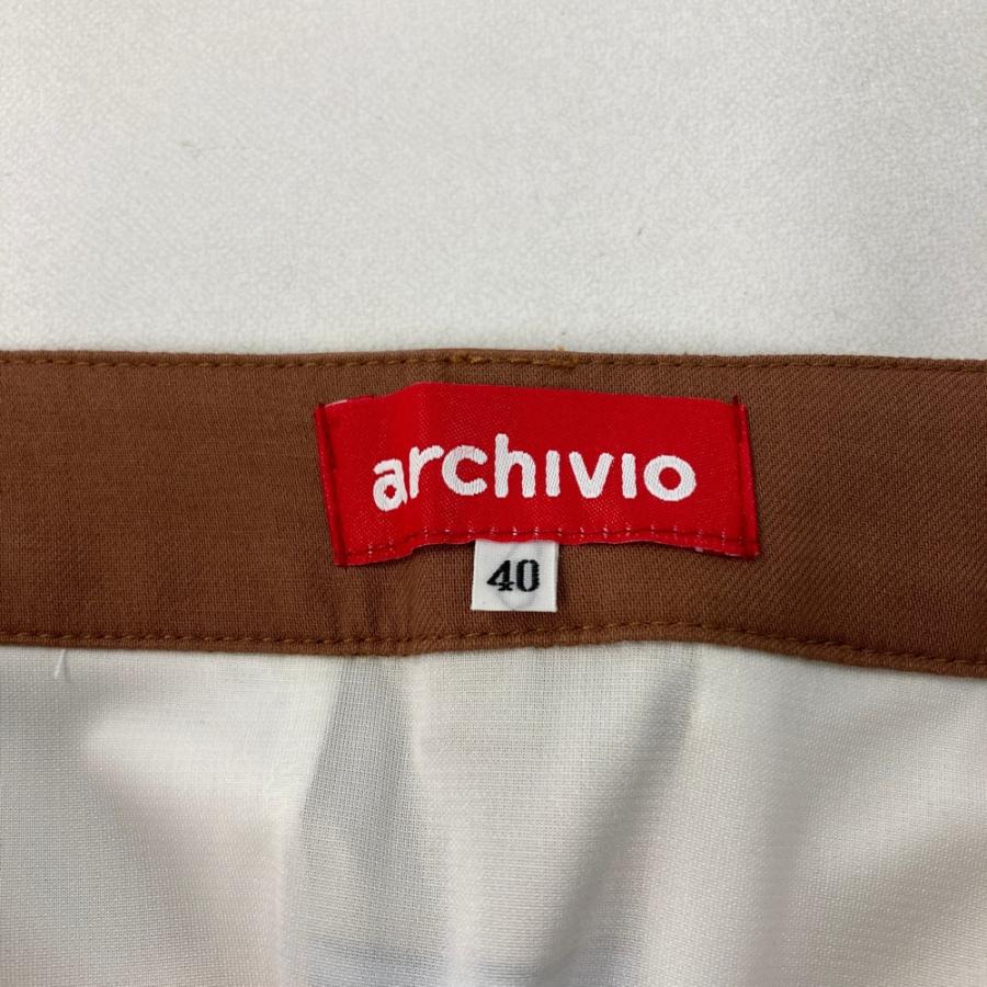 サイズ：40 ARCHIVIO アルチビオ 2022年 裏地付 ナイロンスカート