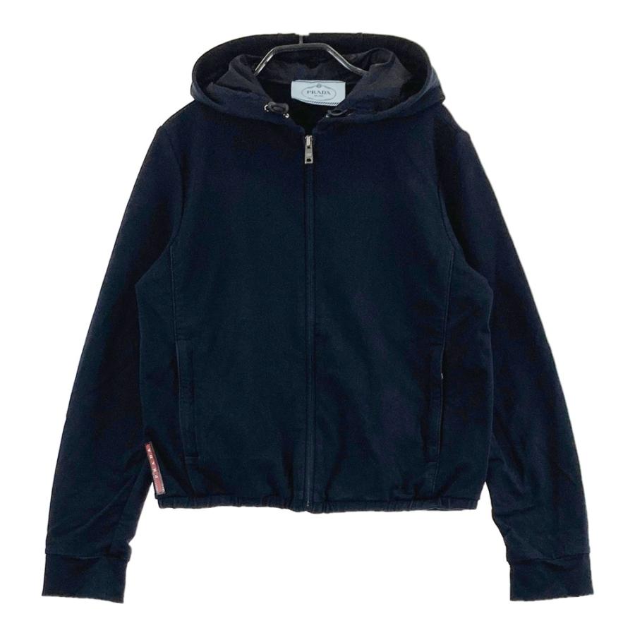 PRADA SPORT プラダ スポーツ 138470 長袖 ジップパーカー ネイビー系