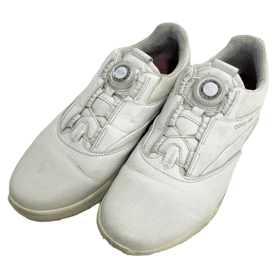 ecco エコー 10297360621 S-THREE BOA スパイクレスゴルフシューズ  ホワイト系 38 EU [240101715381] ゴルフウェア レディース ストスト ecco（エコー） 10297360621 S-THREE BOA スパイクレスゴルフシューズ
