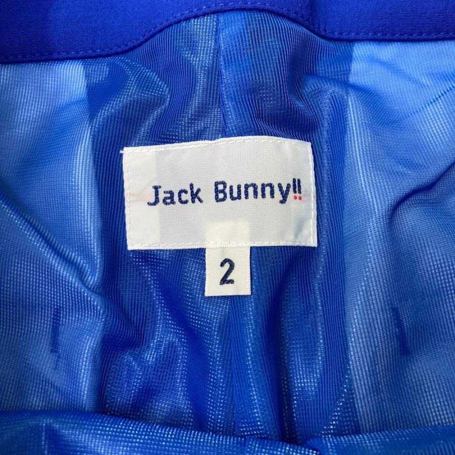サイズ：2 JACK BUNNY ジャックバニー  インナー付き プリーツ切替スカート  ブルー系 [240101715697] ゴルフウェア レディース ストスト 美品】JACK BUNNY ジャックバニー インナー付き プリーツ切替スカート