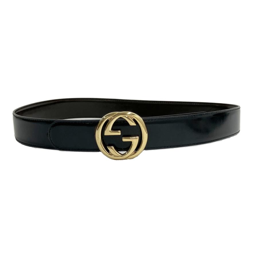 GUCCI（グッチ） 036 1192 2964 インターロッキングG レザーベルト