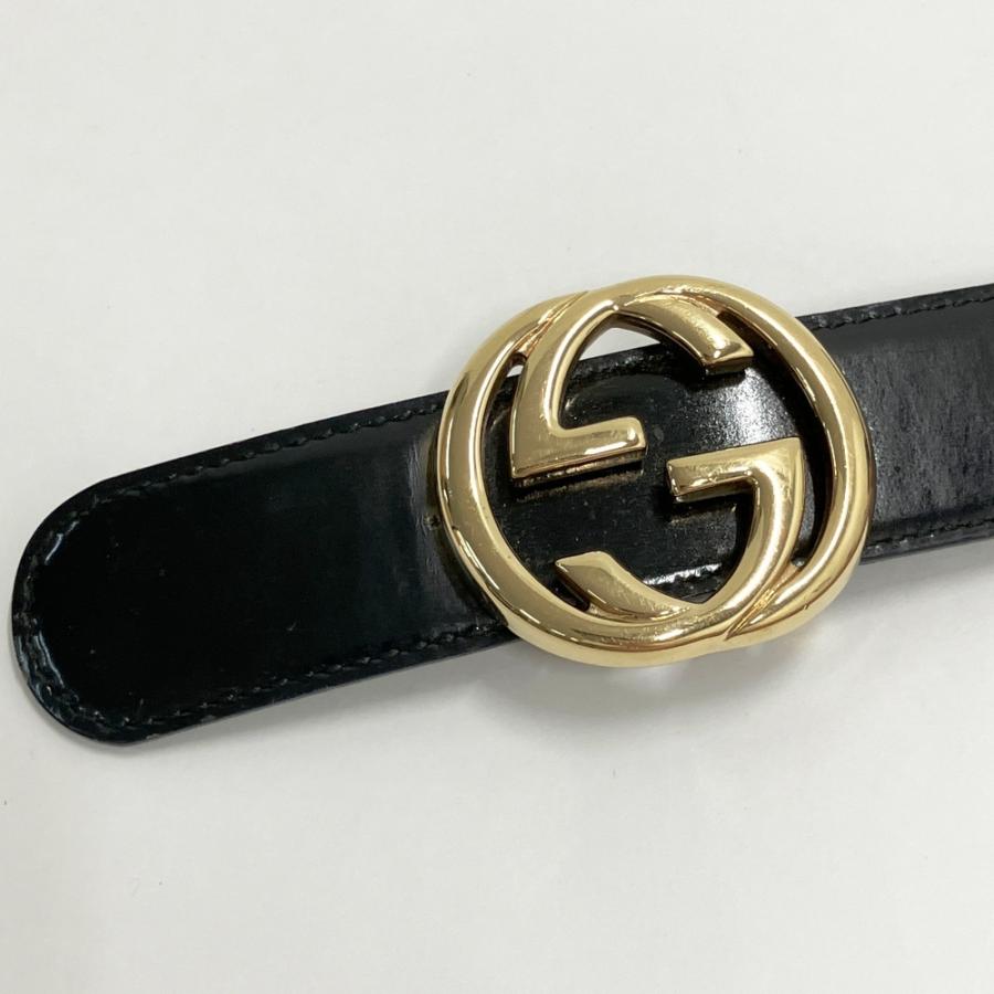 GUCCI（グッチ） 036 1192 2964 インターロッキングG レザーベルト