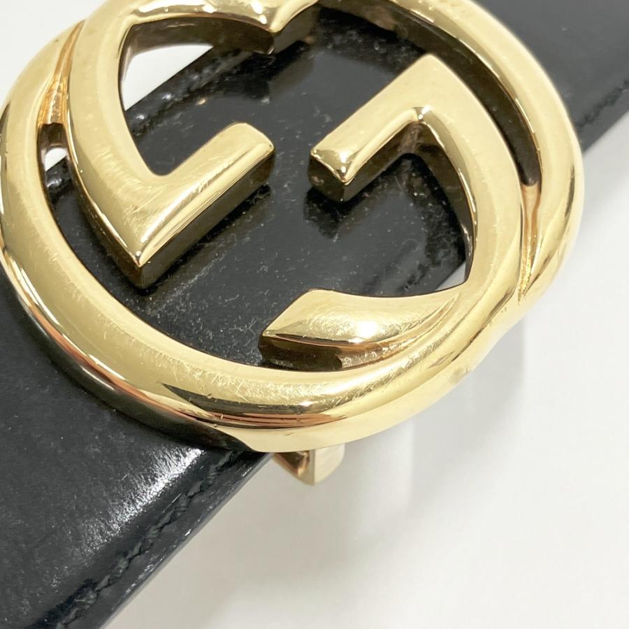 GUCCI（グッチ） 036 1192 2964 インターロッキングG レザーベルト