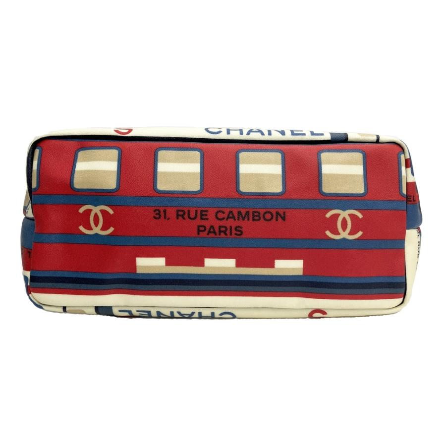 CHANEL シャネル トートバッグ セントラル ステーション レッド系
