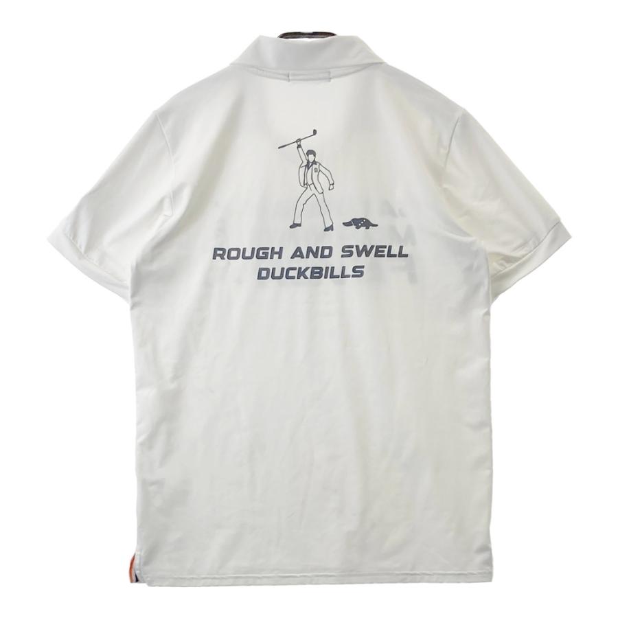 rough&swell 半袖　襟付きシャツ ホワイト　XL　クリーニング済 ROUGH&SWELL ラフアンドスウェル 2024年モデル 襟付 半袖シャツ