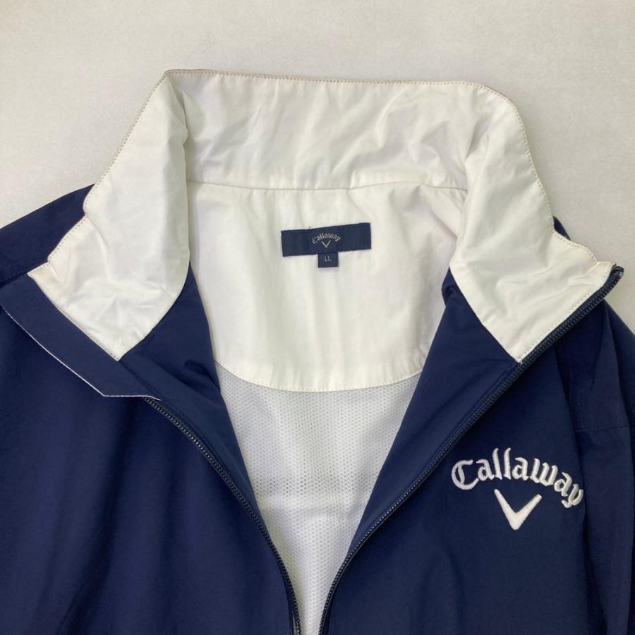 CALLAWAY キャロウェイ レインウェア 上下 セットアップ ネイビー系 LL