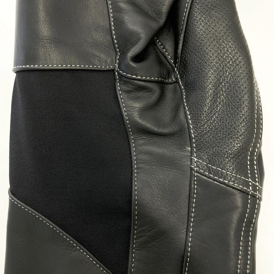 HYOD ヒョウドウ レザーパンツ ブラック系 L バイクウェア メンズ