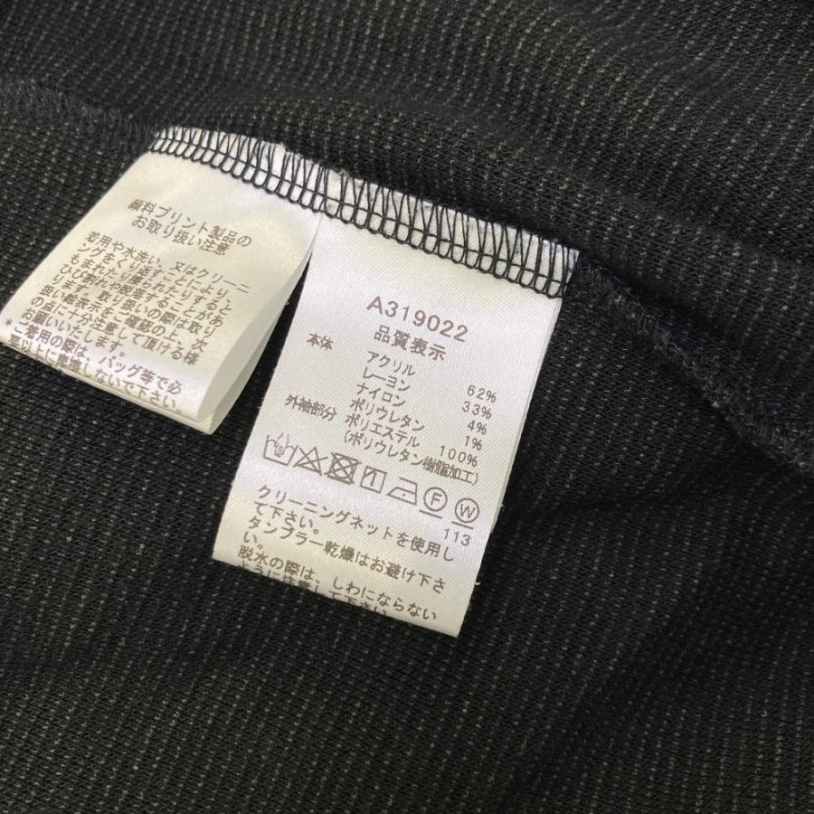 サイズ：38 ARCHIVIO アルチビオ 2023年 切替 ハイネック 長袖Tシャツ  ブラック系 [240101718076] ゴルフウェア レディース ストスト archivio（アルチビオ） 2023年 切替 ハイネック 長袖Tシャツ ブラック