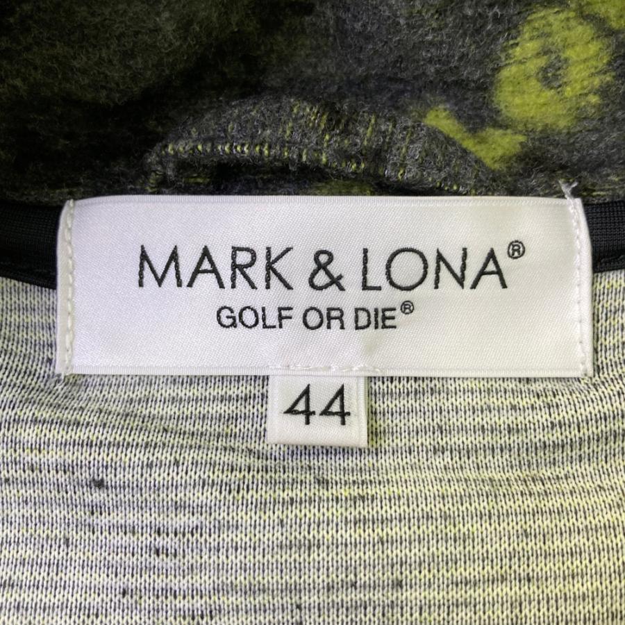MARK&LONA（マークアンドロナ） 起毛 ジップジャケット 総柄 グレー系