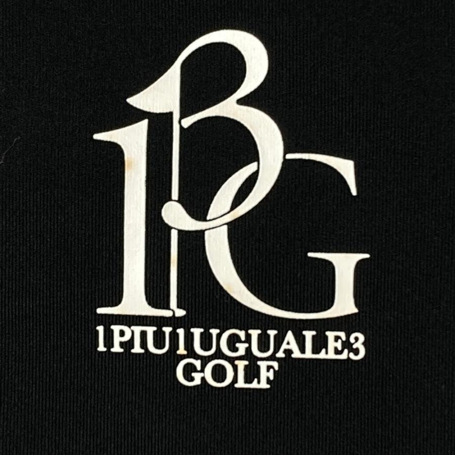 1PIU1UGUALE3 GOLF 長袖Tシャツ ブラック系 6 ゴルフウェア メンズ