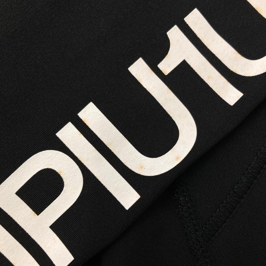 1PIU1UGUALE3 GOLF 長袖Tシャツ ブラック系 6 ゴルフウェア メンズ