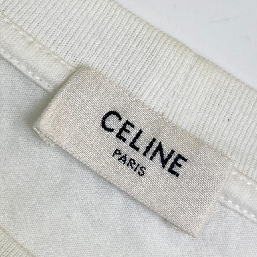 CELINE（セリーヌ） 2X761671Q クロップドTシャツ ホワイト系 XS