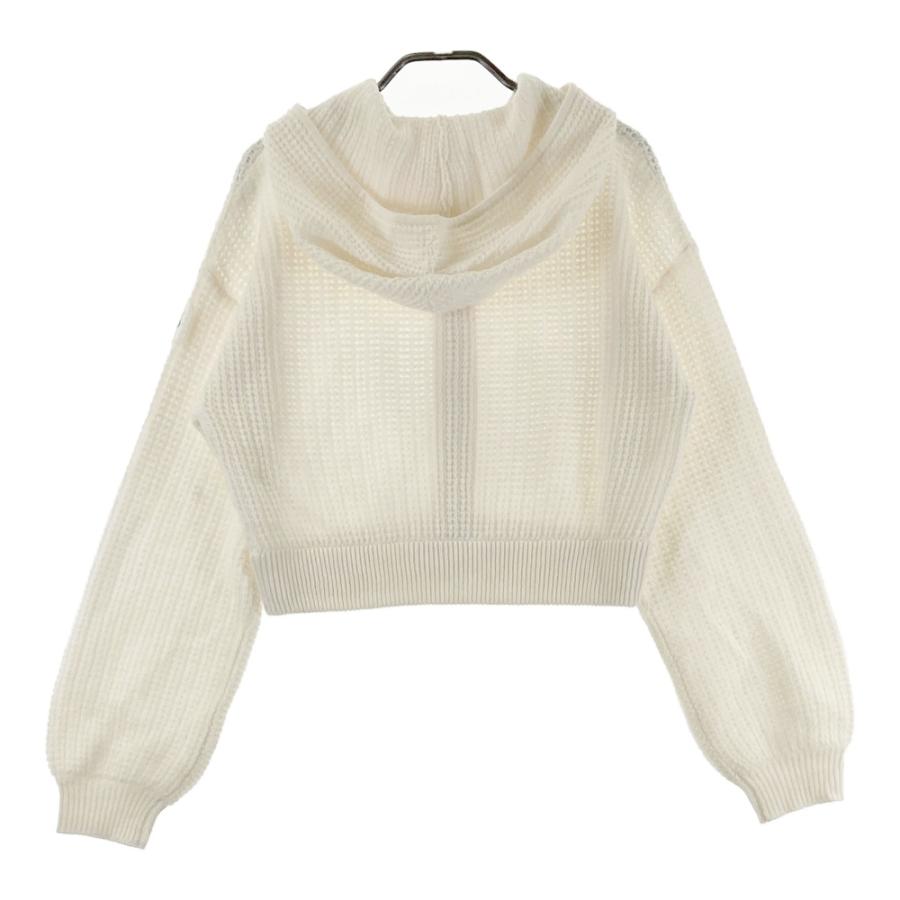 alo ニットパーカー alo yoga ニットパーカー ホワイト系 XS レディース : ブランド古着