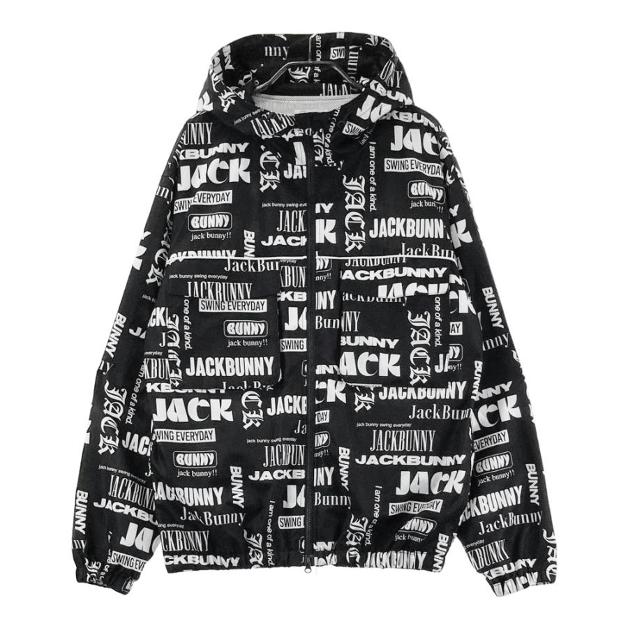 Jack Bunny ロゴプリント フード付きジャケット サイズ4 新品 Jack Bunny!!（ジャックバニー） JACK BUNNY 2024年モデル フード付
