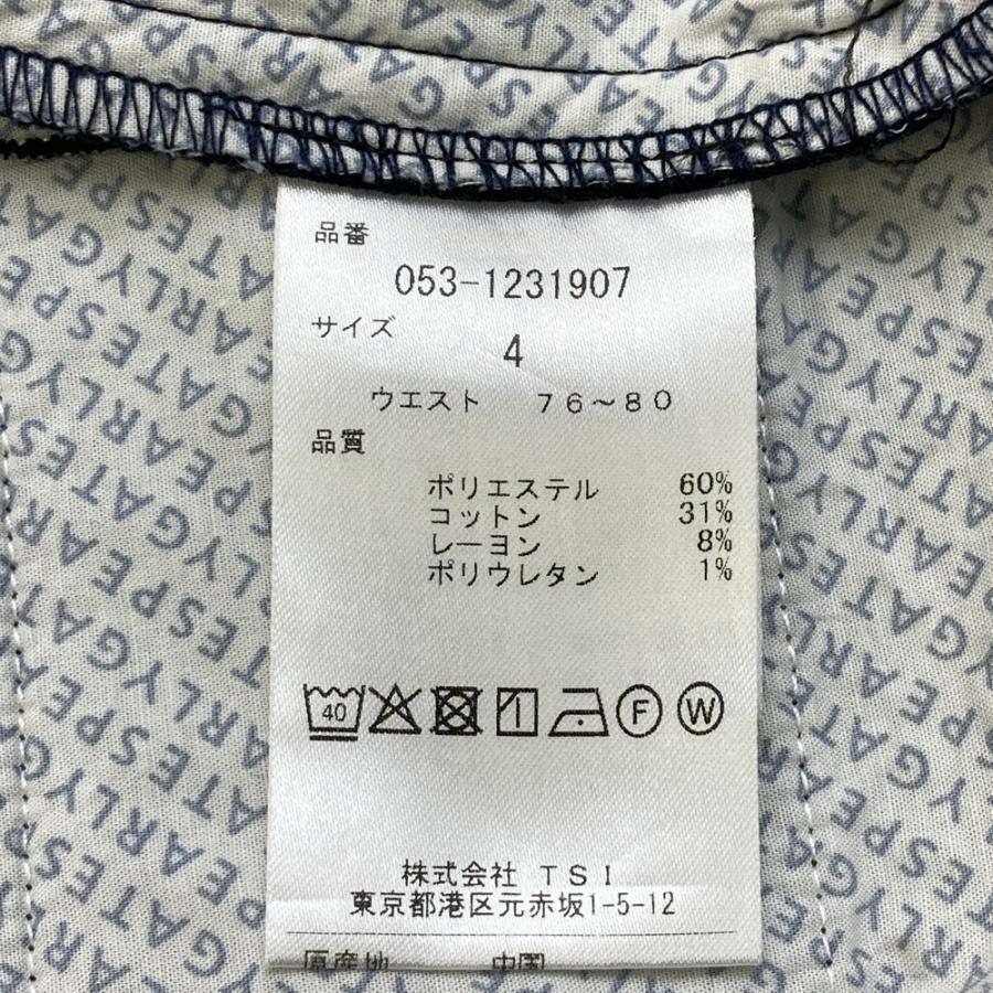 PEARLY GATES パーリーゲイツ ストレッチパンツ 総柄 ネイビー系 4