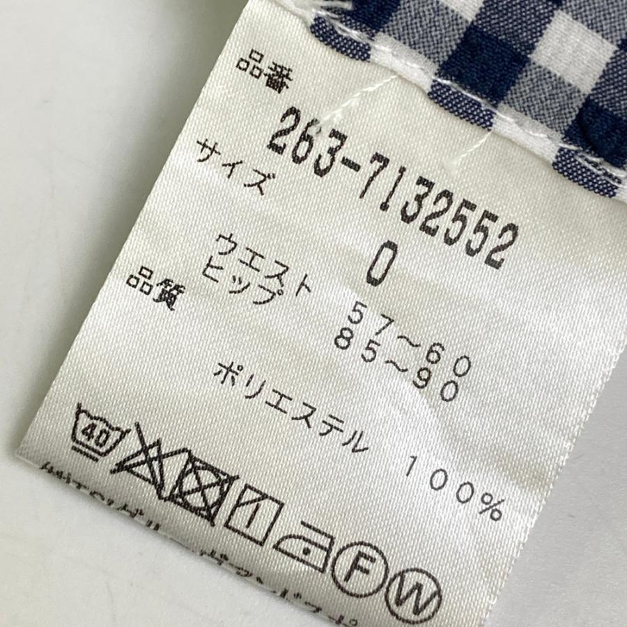 JACK BUNNY ジャックバニー ショートパンツ チェック柄 ネイビー系 0