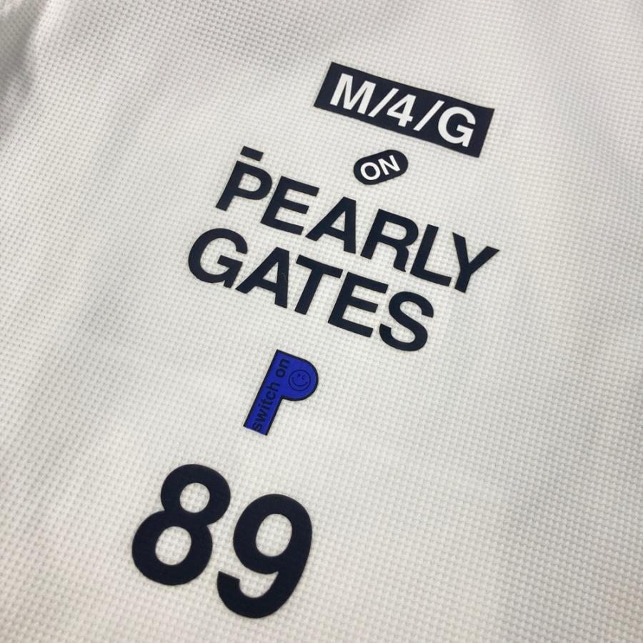 PEARLY GATES（パーリーゲイツ） 2025年モデル 半袖パーカー ホワイト