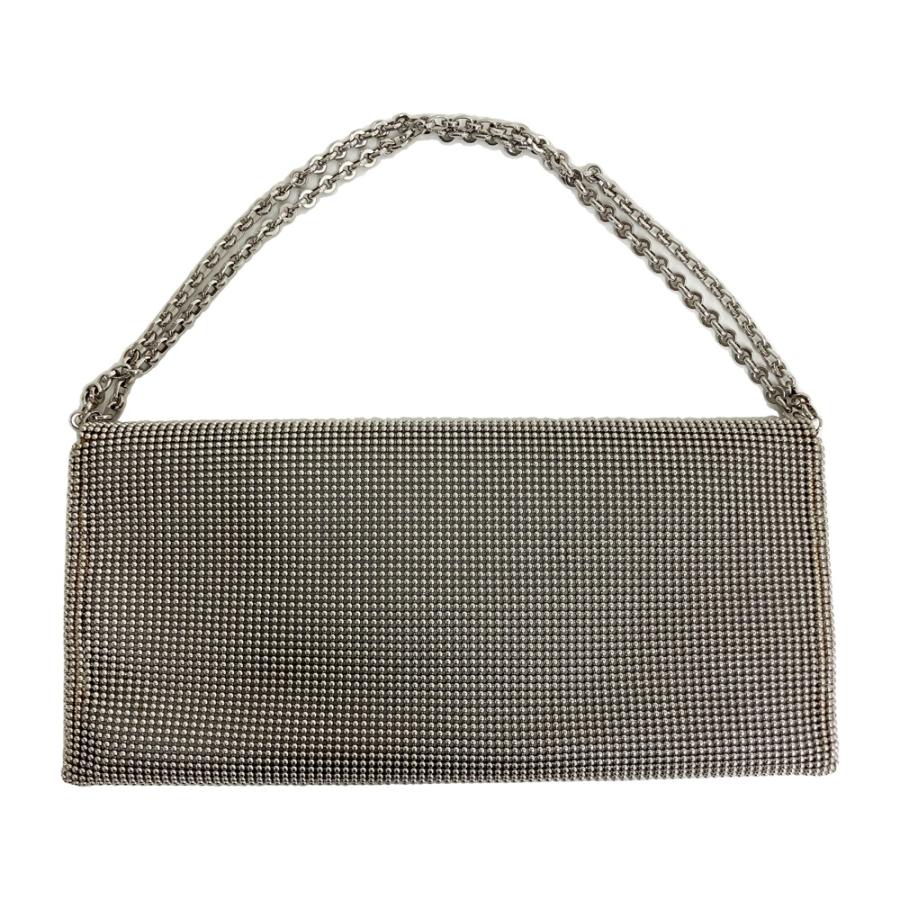 Salvatore Ferragamo レザー ハンドバッグ シルバーチェーン Salvatore Ferragamo サルヴァトーレ フェラガモ チェーン バッグ