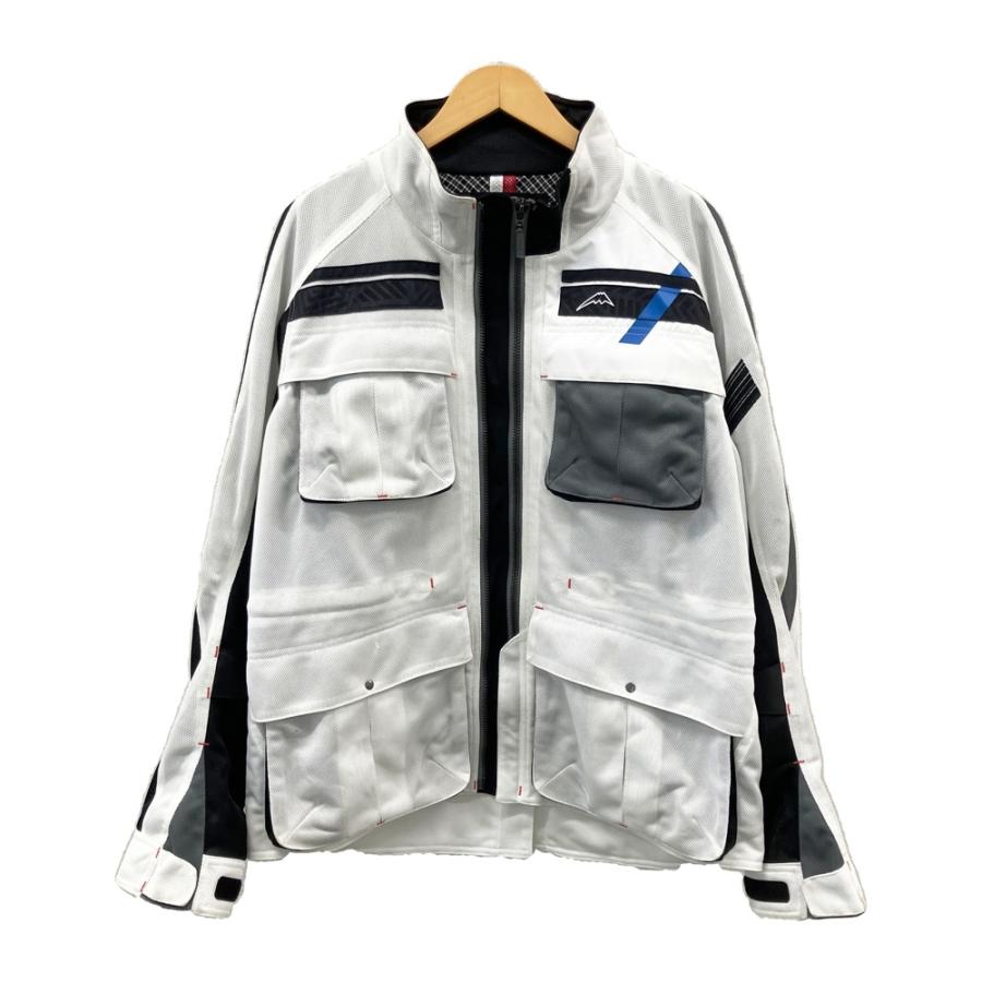 クシタニ　K-2439 フルメッシュロングジャケット　ホワイト　メンズM KUSHITANI クシタニ K-2439 フルメッシュロングジャケット ホワイト系