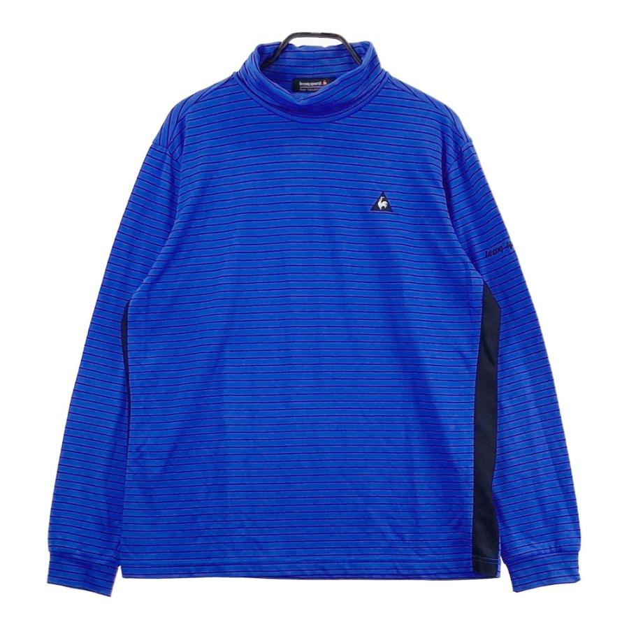 LE COQ GOLF ルコックゴルフ タートルネック 長袖Tシャツ ボーダー柄