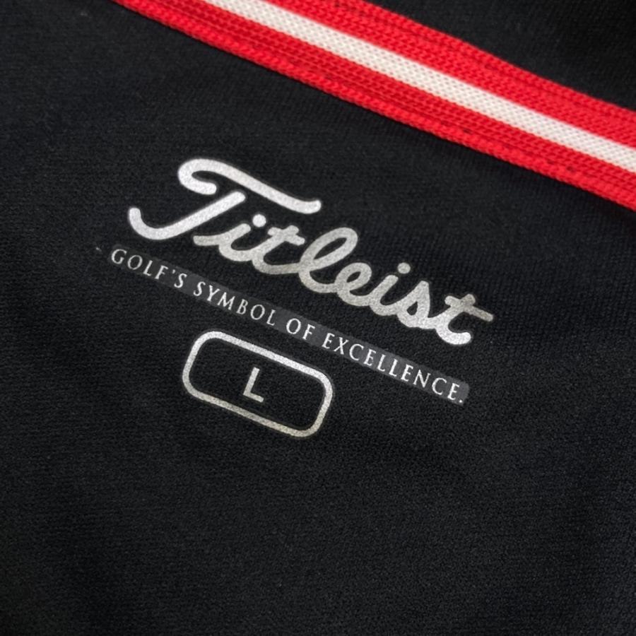 TITLEIST タイトリスト ジップジャケット チェック柄 ブラック系 L