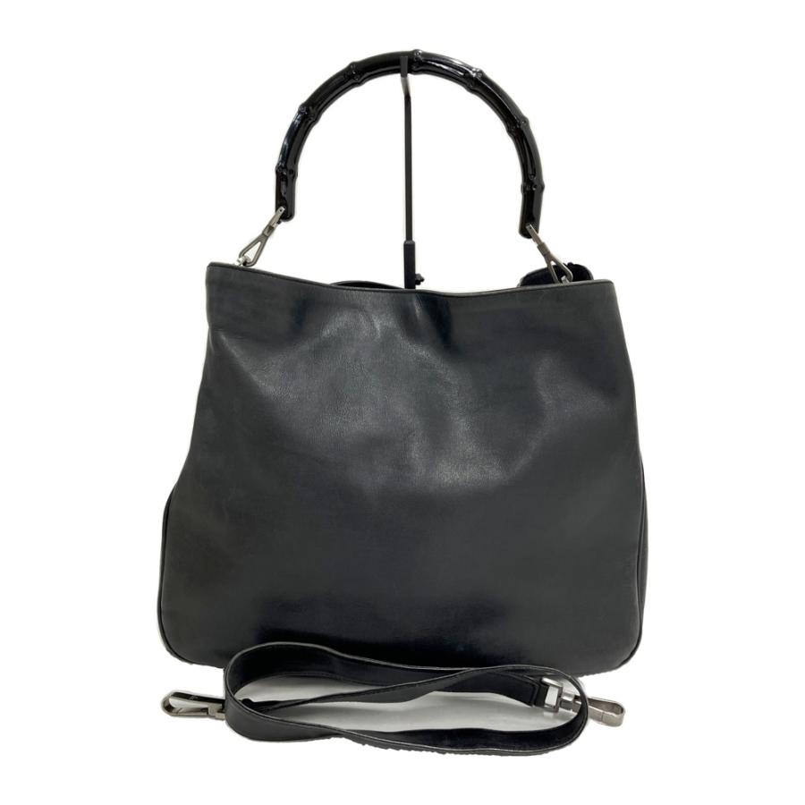 GUCCI グッチ 001・1577 2404 バンブー 2WAY レザー ショルダーバッグ