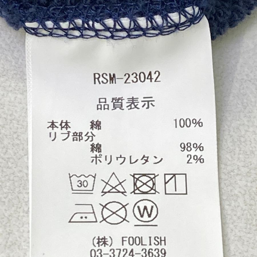 ROUGH&SWELL ラフアンドスウェル 半袖 スウェット トレーナー ネイビー