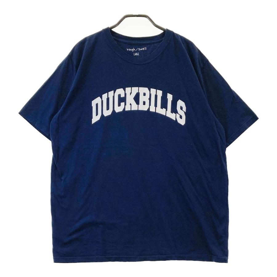 rough & swell ゴルフシャツ XL 青 ROUGH&SWELL ラフアンドスウェル 半袖Tシャツ ネイビー系 LARGE ゴルフ