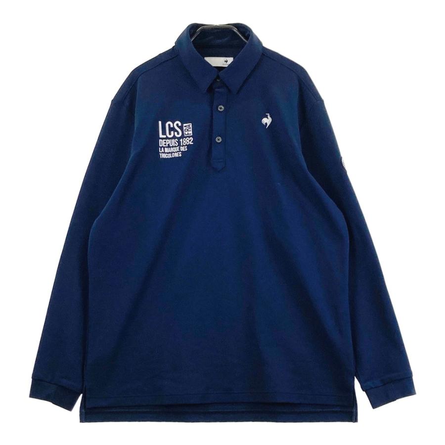 LE COQ GOLF ルコックゴルフ 長袖ポロシャツ ネイビー系 LL ゴルフ