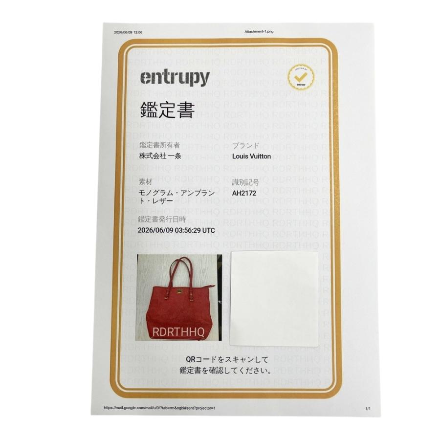 LOUIS VUITTON ルイ ヴィトン M40556 AH2172 トートバッグ アン