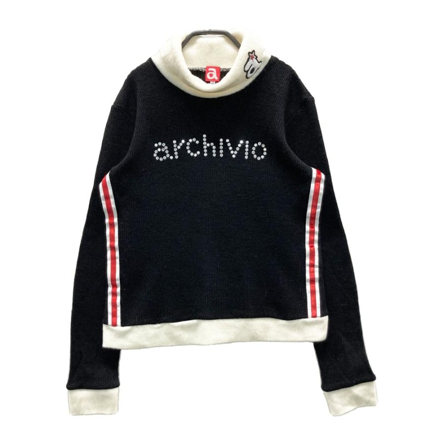 アルチビオ38 タートルネックセーター ARCHIVIO アルチビオ タートルネック ニットセーター ブラック系 38