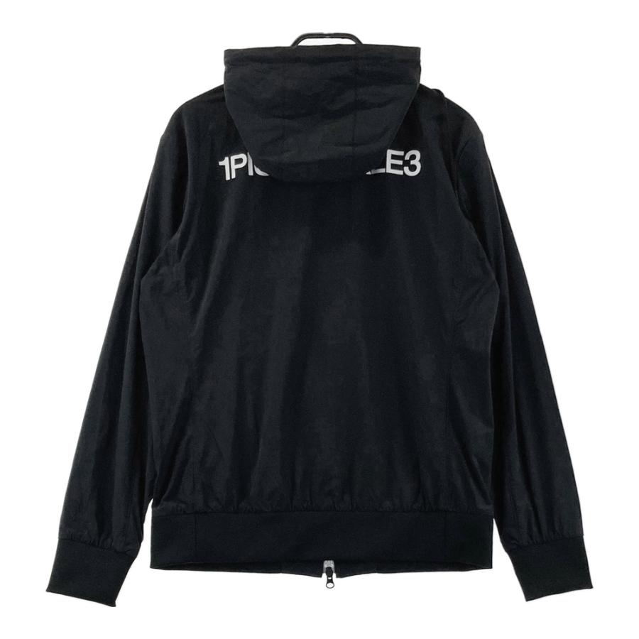 未使用級美品 1PIU1UGUALE3 GOLF ナイロンジャケット 黒 VI 1PIU1UGUALE3 GOLF ナイロン フーディ 長袖ジャケット ブラック系 5