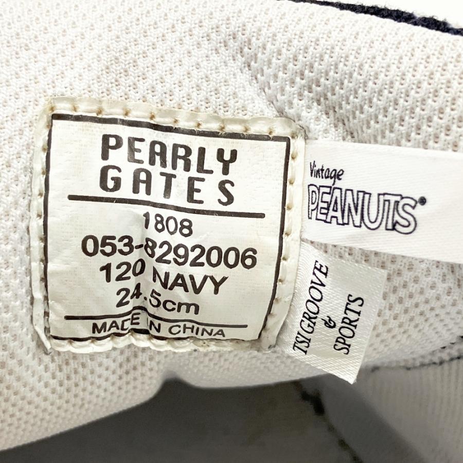 PEARLY GATES パーリーゲイツ ×PEANUTS ゴルフシューズ スヌーピー 総