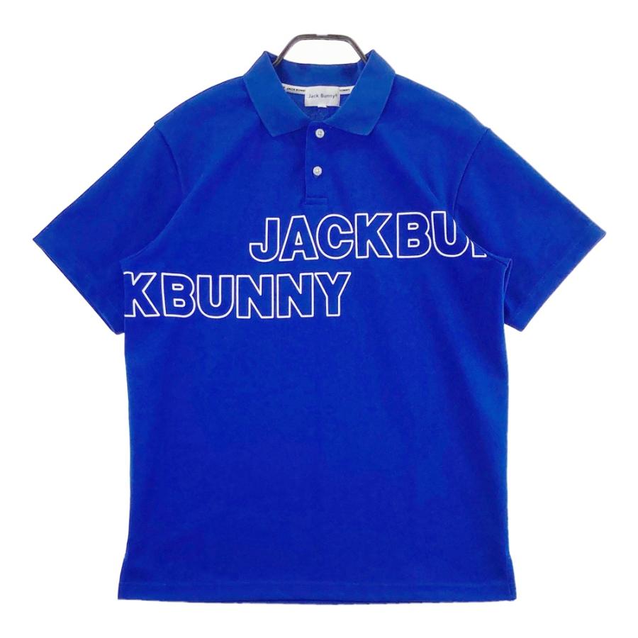 Jack Bunny!!（ジャックバニー） JACK BUNNY 半袖ポロシャツ ブルー系