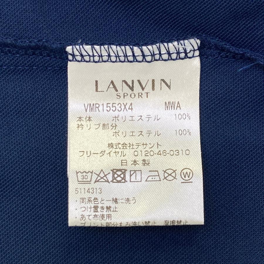 LANVIN SPORT ランバン スポール 半袖ポロシャツ ネイビー系 38 ゴルフ